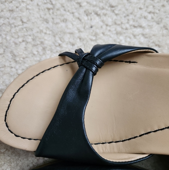 Dansko Naomi High Heel Wedge Sandals Black 41 - Picture 7 of 8